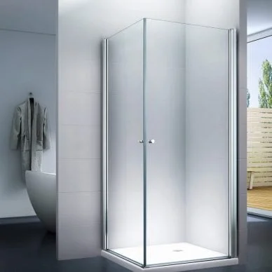 Kabina prysznicowa uchylna z drzwiami uchylnymi