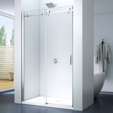 Drzwi prysznicowe na rolkach przesuwne