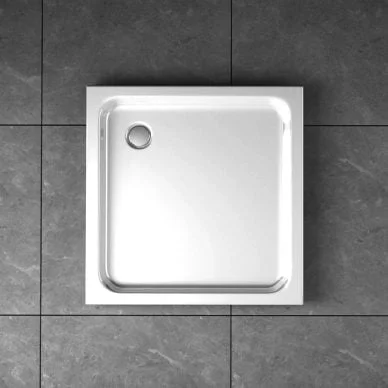 Brodzik kwadratowy SLIM 5 cm z akrylu - SWISS MEYER